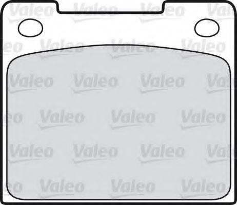 Valeo 598164 - Тормозные колодки, дисковые, комплект autospares.lv