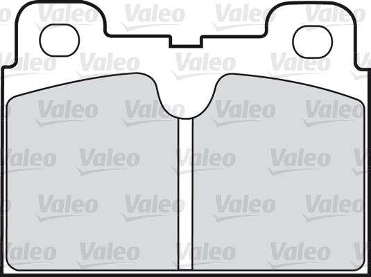 Valeo 598163 - Тормозные колодки, дисковые, комплект autospares.lv