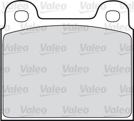 Valeo 598111 - Тормозные колодки, дисковые, комплект autospares.lv