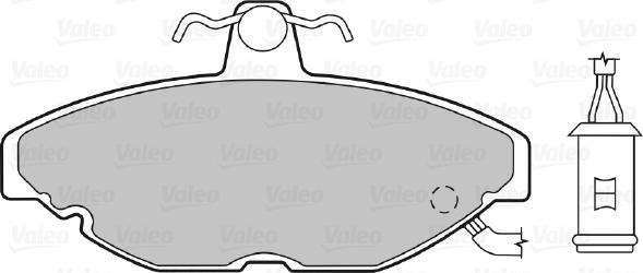 Valeo 598118 - Тормозные колодки, дисковые, комплект autospares.lv