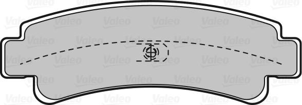 Valeo 598826 - Тормозные колодки, дисковые, комплект autospares.lv