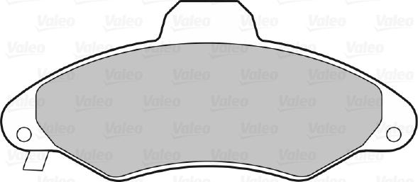 Valeo 598399 - Тормозные колодки, дисковые, комплект autospares.lv