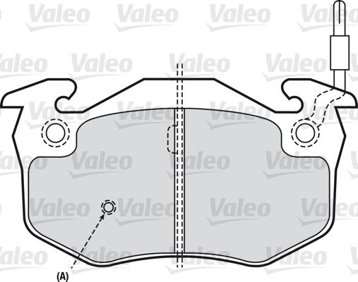 Valeo 598346 - Тормозные колодки, дисковые, комплект autospares.lv