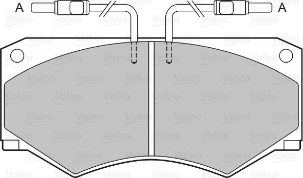 Valeo 598369 - Тормозные колодки, дисковые, комплект autospares.lv