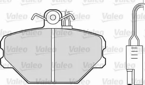 Valeo 598336 - Тормозные колодки, дисковые, комплект autospares.lv