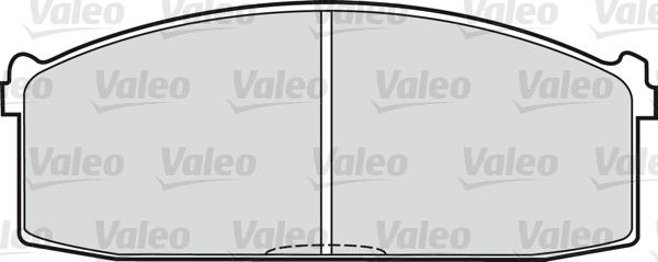 Valeo 598379 - Тормозные колодки, дисковые, комплект autospares.lv