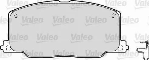 Valeo 598267 - Тормозные колодки, дисковые, комплект autospares.lv