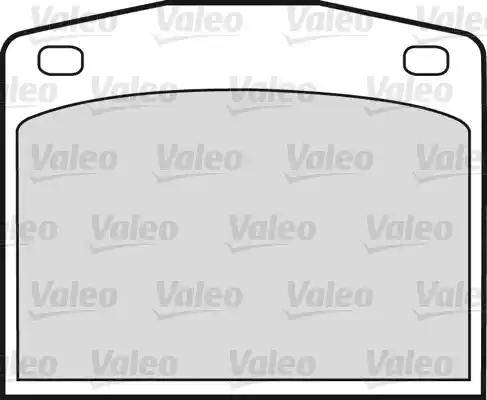 Valeo 598201 - Тормозные колодки, дисковые, комплект autospares.lv