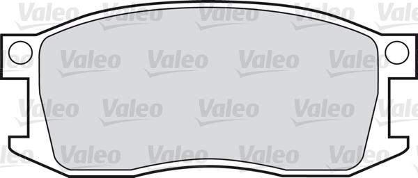 Valeo 598208 - Тормозные колодки, дисковые, комплект autospares.lv