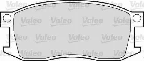 Valeo 551521 - Тормозные колодки, дисковые, комплект autospares.lv