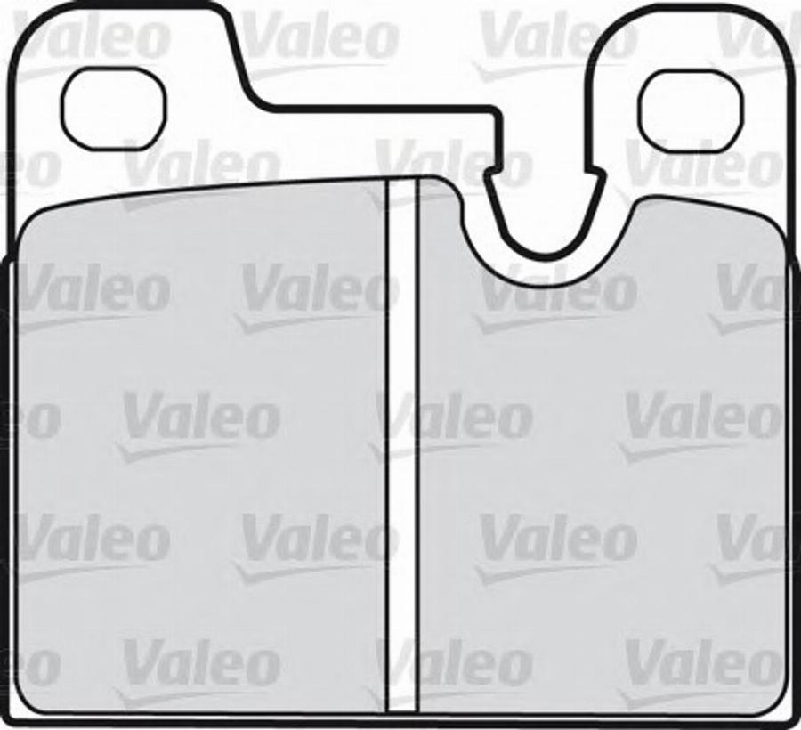 Valeo 598202 - Тормозные колодки, дисковые, комплект autospares.lv