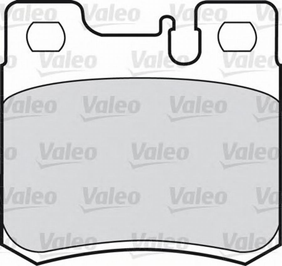 Valeo 598235 - Тормозные колодки, дисковые, комплект autospares.lv