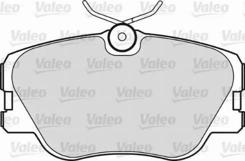 Valeo 598225 - Тормозные колодки, дисковые, комплект autospares.lv