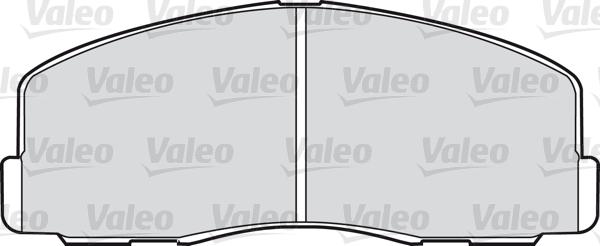 Valeo 598220 - Тормозные колодки, дисковые, комплект autospares.lv