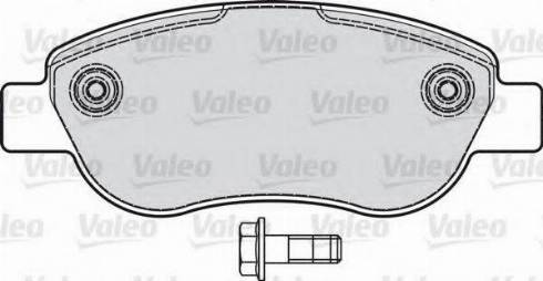 Valeo 598773 - Тормозные колодки, дисковые, комплект autospares.lv