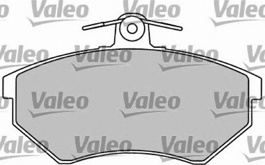 Valeo 597455 - Тормозные колодки, дисковые, комплект autospares.lv