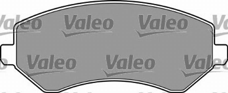 Valeo 597408 - Тормозные колодки, дисковые, комплект autospares.lv