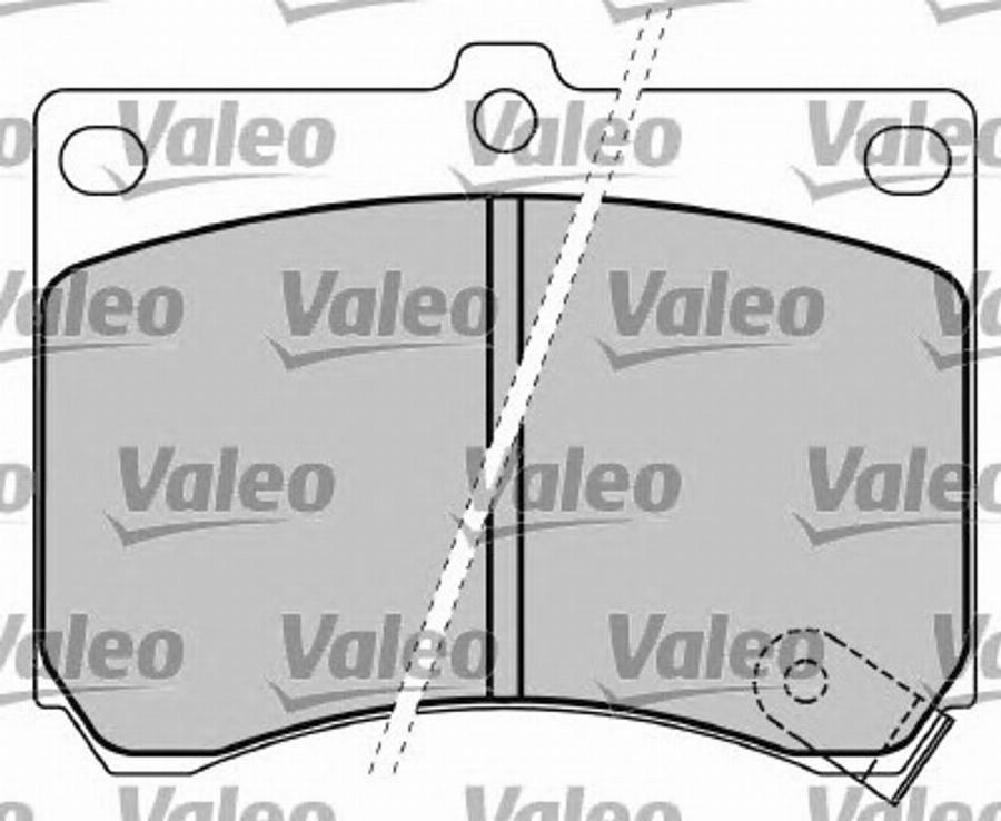 Valeo 597417 - Тормозные колодки, дисковые, комплект autospares.lv