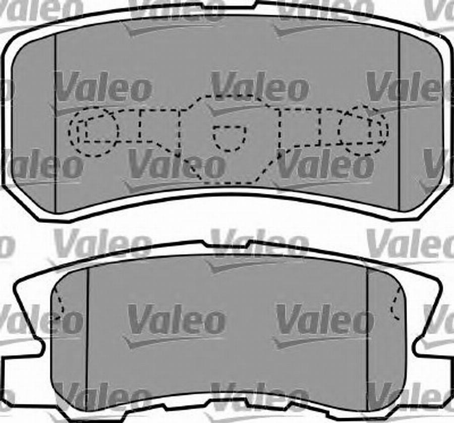 Valeo 597558 - Тормозные колодки, дисковые, комплект autospares.lv