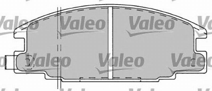 Valeo 597093 - Тормозные колодки, дисковые, комплект autospares.lv