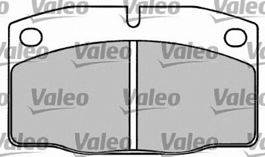 Valeo 597008 - Тормозные колодки, дисковые, комплект autospares.lv