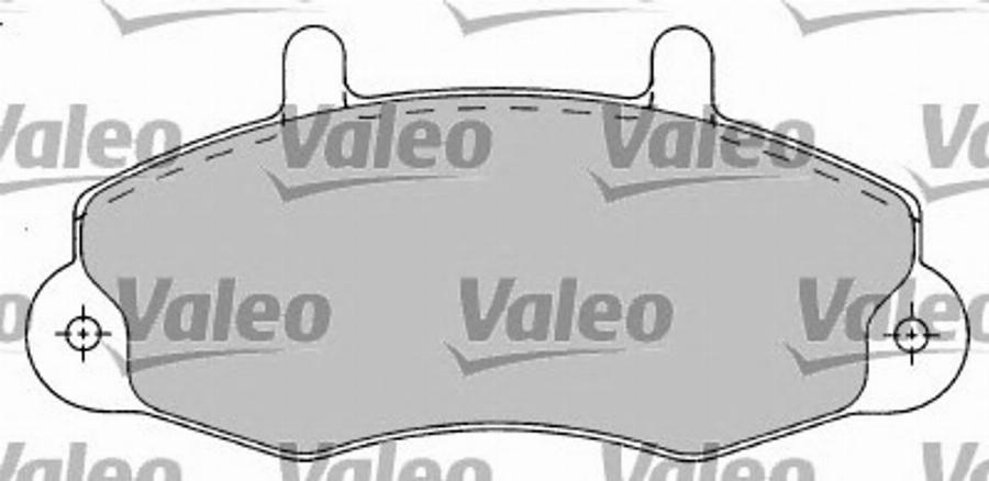 Valeo 597156 - Тормозные колодки, дисковые, комплект autospares.lv