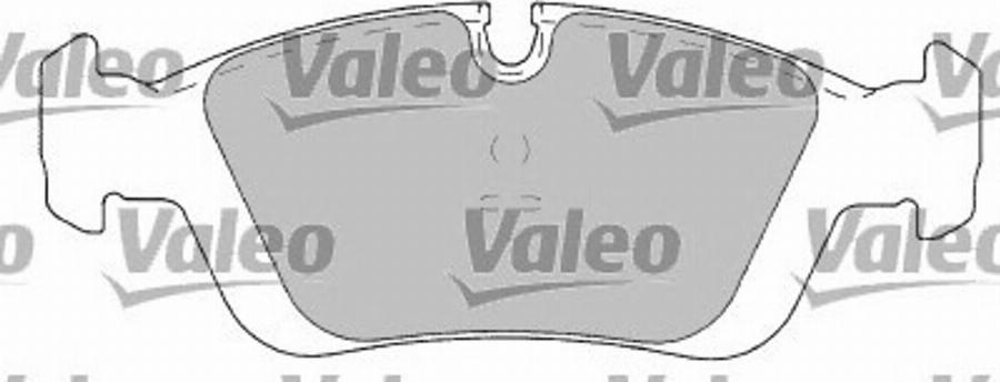 Valeo 597163 - Тормозные колодки, дисковые, комплект autospares.lv