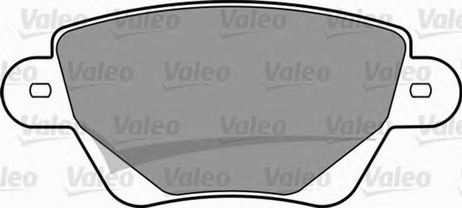 Valeo 597392 - Тормозные колодки, дисковые, комплект autospares.lv