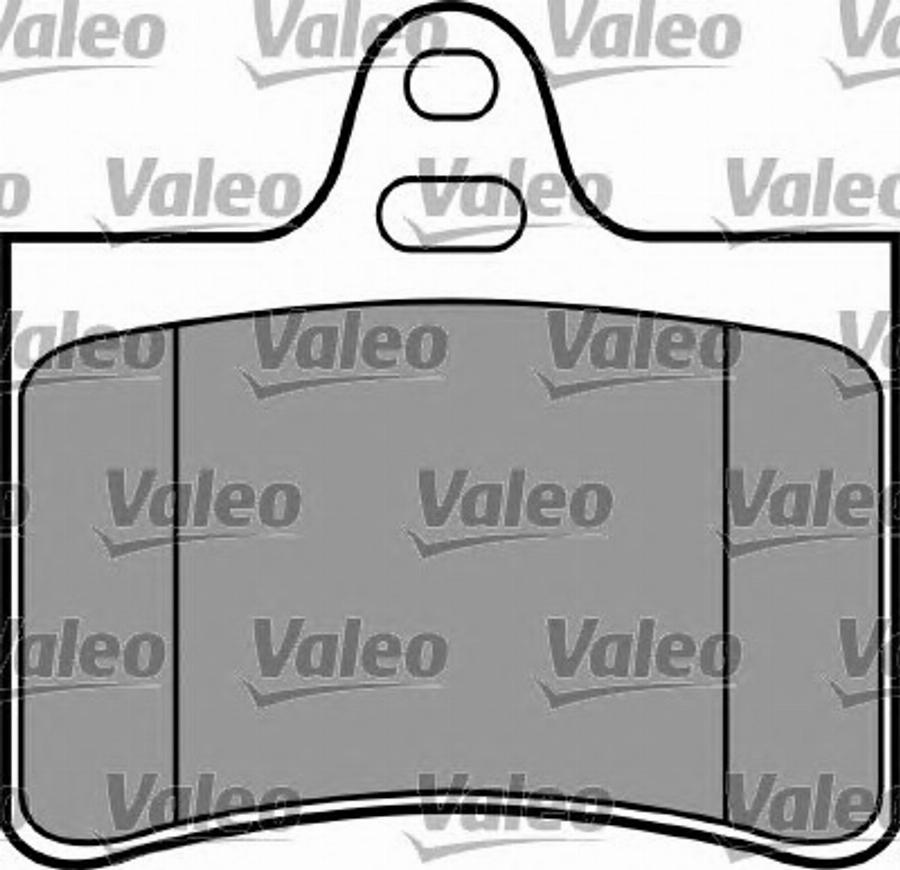 Valeo 597369 - Тормозные колодки, дисковые, комплект autospares.lv