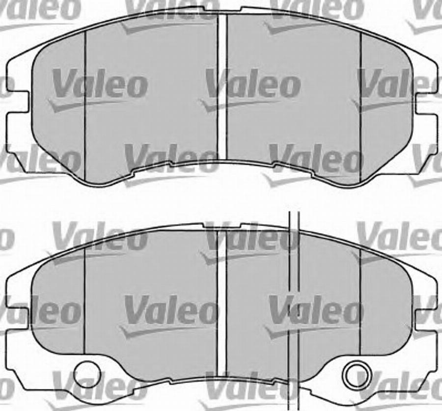 Valeo 597303 - Тормозные колодки, дисковые, комплект autospares.lv