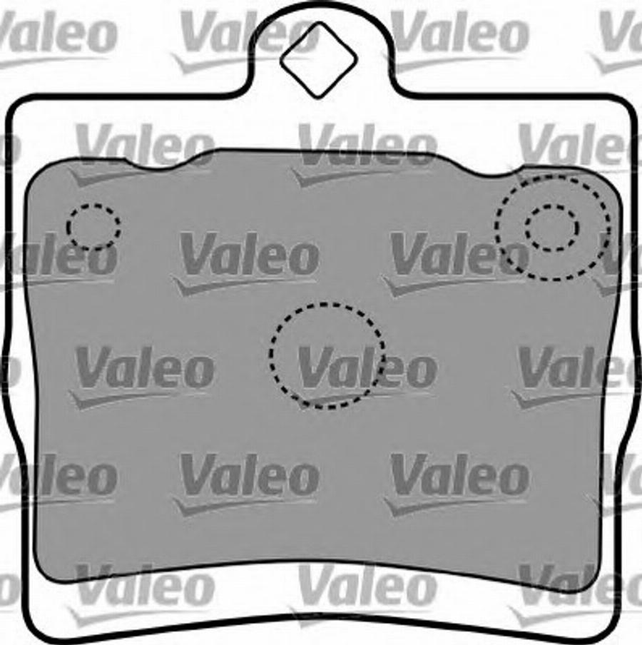 Valeo 597337 - Тормозные колодки, дисковые, комплект autospares.lv