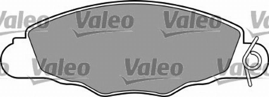 Valeo 597328 - Тормозные колодки, дисковые, комплект autospares.lv