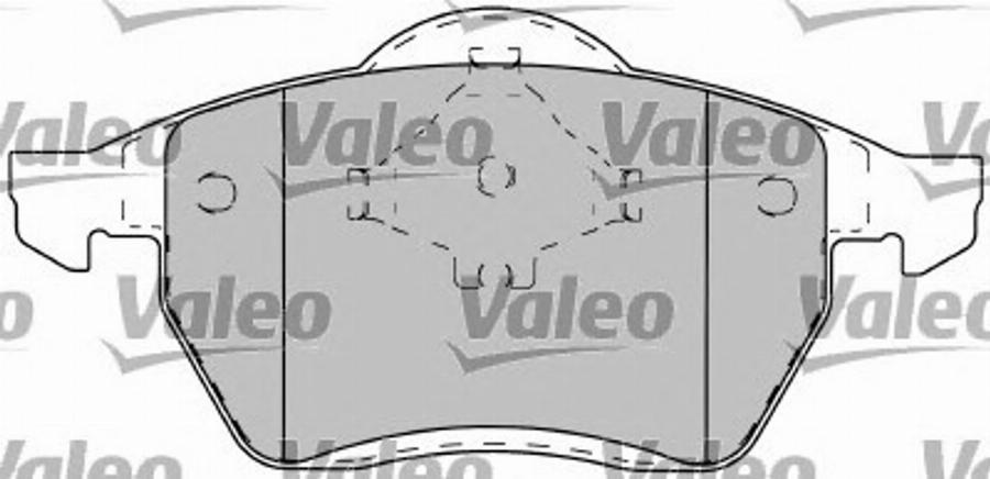 Valeo 597260 - Тормозные колодки, дисковые, комплект autospares.lv