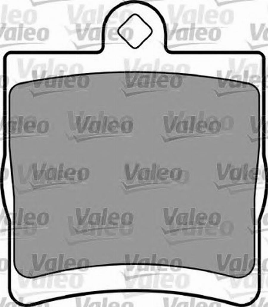 Valeo 597268 - Тормозные колодки, дисковые, комплект autospares.lv