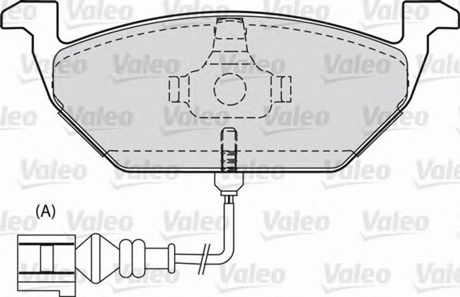 Valeo 540973 - Тормозные колодки, дисковые, комплект autospares.lv