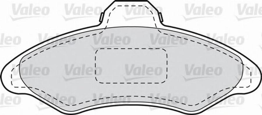 Valeo 540 446 - Тормозные колодки, дисковые, комплект autospares.lv
