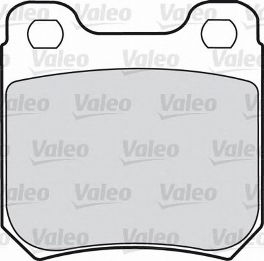 Valeo 540 451 - Тормозные колодки, дисковые, комплект autospares.lv