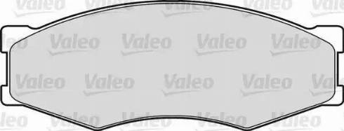 Valeo 540460 - Тормозные колодки, дисковые, комплект autospares.lv