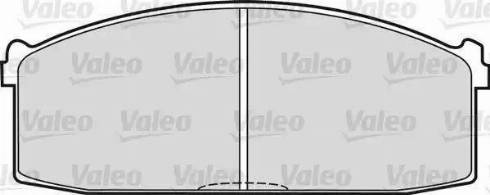 Valeo 540410 - Тормозные колодки, дисковые, комплект autospares.lv