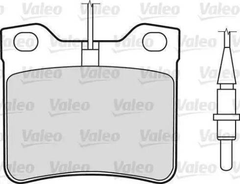 Valeo 540742 - Тормозные колодки, дисковые, комплект autospares.lv