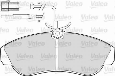 Valeo 540547 - Тормозные колодки, дисковые, комплект autospares.lv
