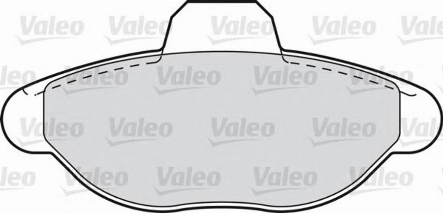 Valeo 540 554 - Тормозные колодки, дисковые, комплект autospares.lv