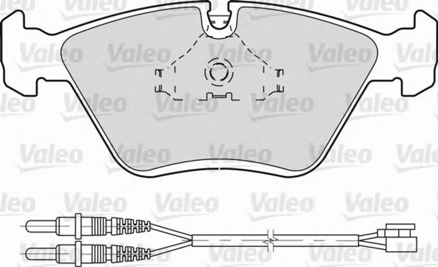 Valeo 540 565 - Тормозные колодки, дисковые, комплект autospares.lv