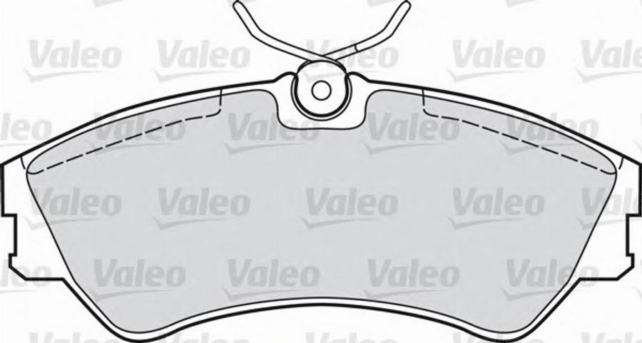 Valeo 540 562 - Тормозные колодки, дисковые, комплект autospares.lv