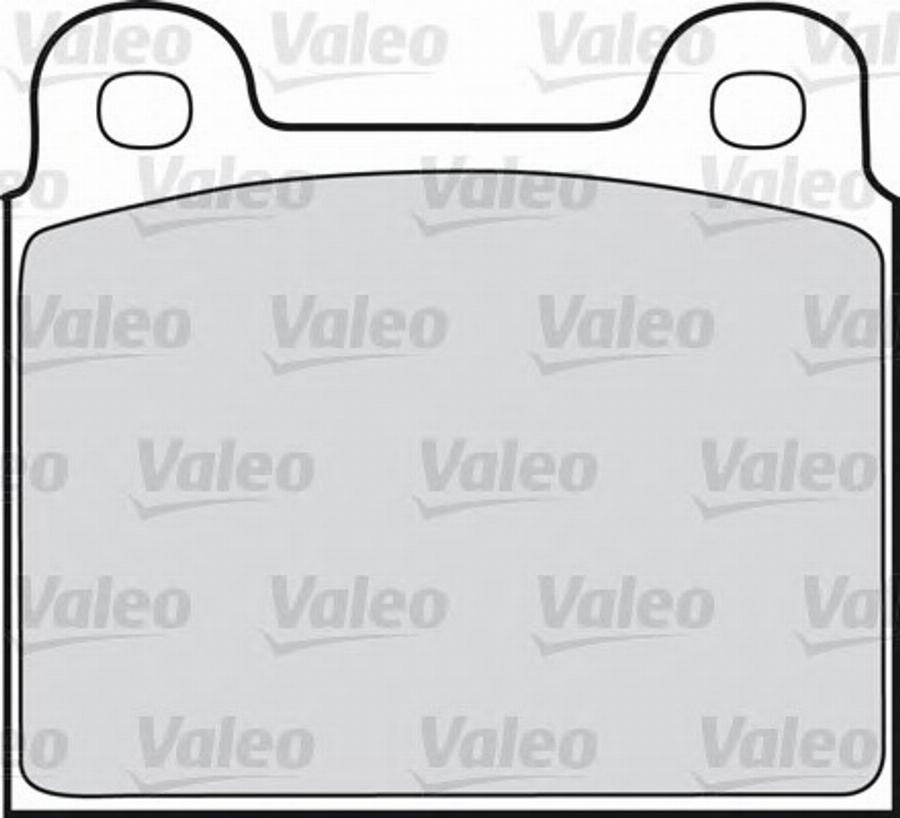 Valeo 540 039 - Тормозные колодки, дисковые, комплект autospares.lv