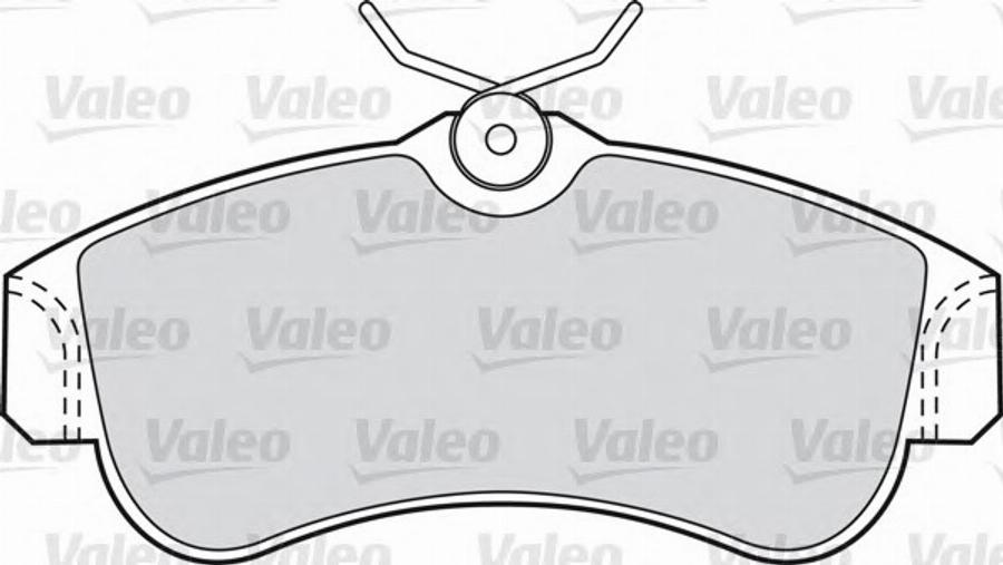 Valeo 540806 - Тормозные колодки, дисковые, комплект autospares.lv