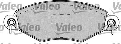 Valeo 540887 - Тормозные колодки, дисковые, комплект autospares.lv