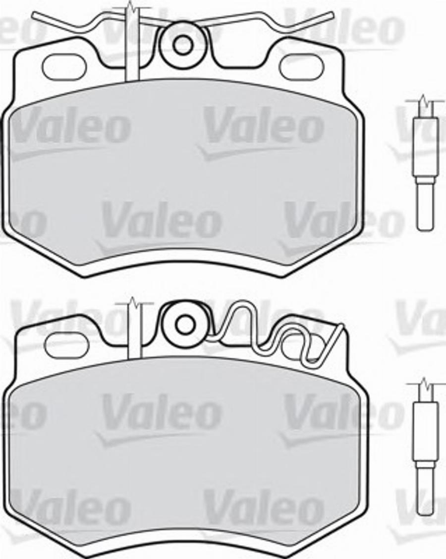 Valeo 540314 - Тормозные колодки, дисковые, комплект autospares.lv