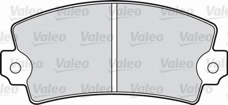 Valeo 540 315 - Тормозные колодки, дисковые, комплект autospares.lv