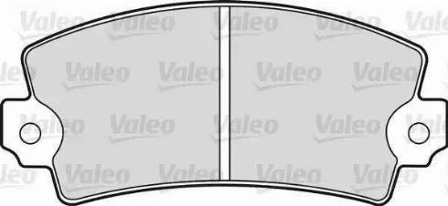 Valeo 598079 - Тормозные колодки, дисковые, комплект autospares.lv